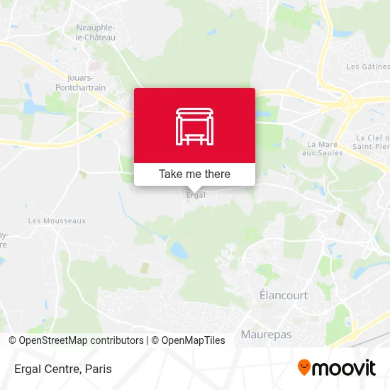 Ergal Centre map