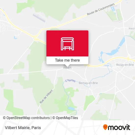 Vilbert Mairie map