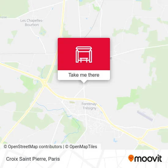 Croix Saint Pierre map