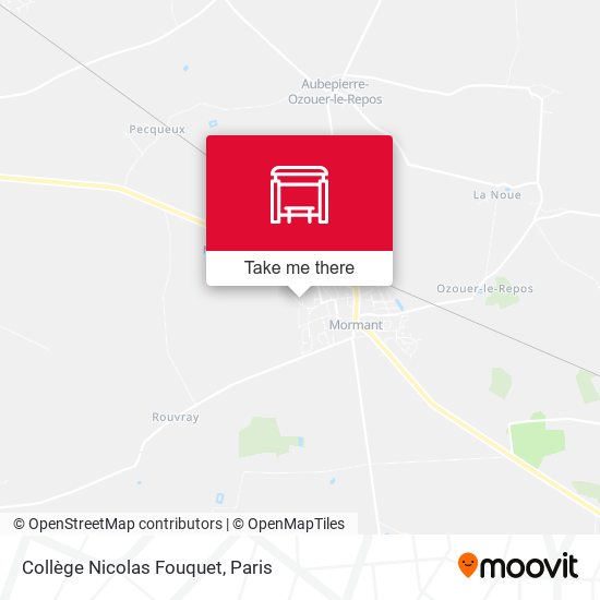Collège Nicolas Fouquet map