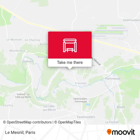 Le Mesnil map