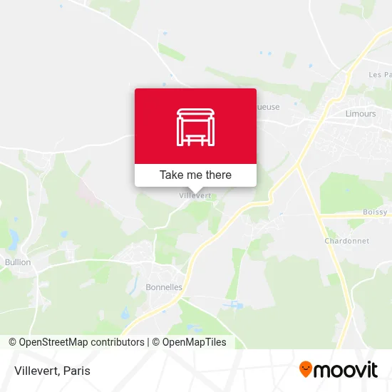 Villevert map