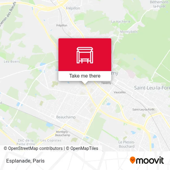 Esplanade map