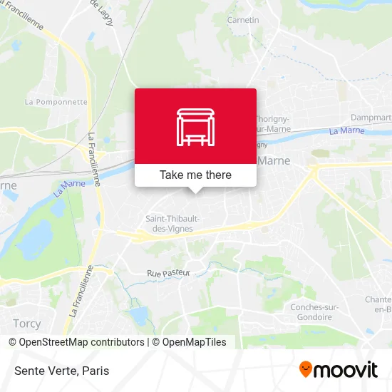 Sente Verte map