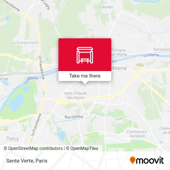 Sente Verte map
