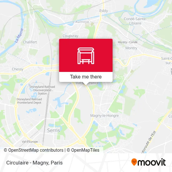 Circulaire - Magny map