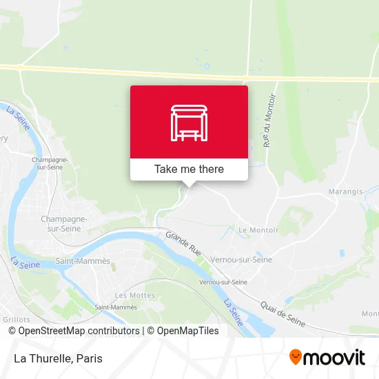 La Thurelle map