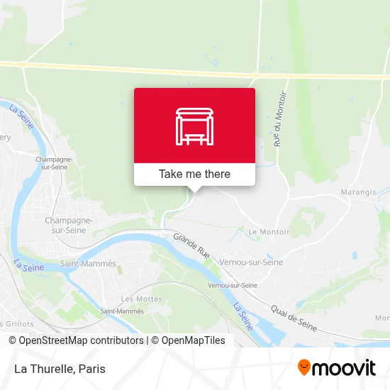La Thurelle map