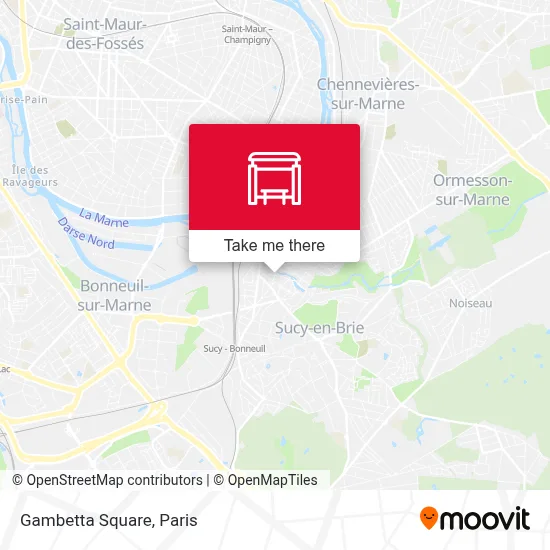Place Gambetta map