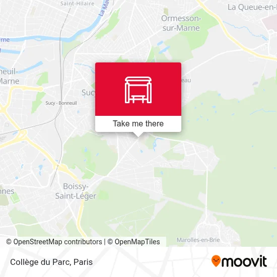 Collège du Parc map