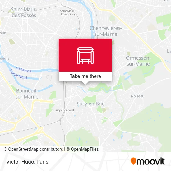 Victor Hugo map
