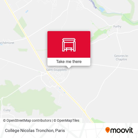 Collège Nicolas Tronchon map