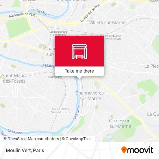 Moulin Vert map