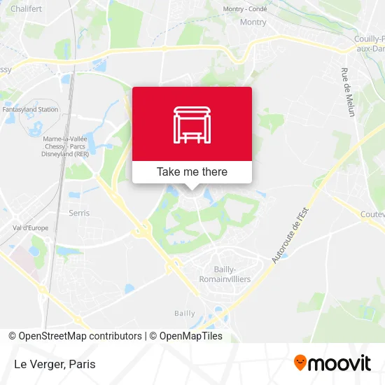 Le Verger map