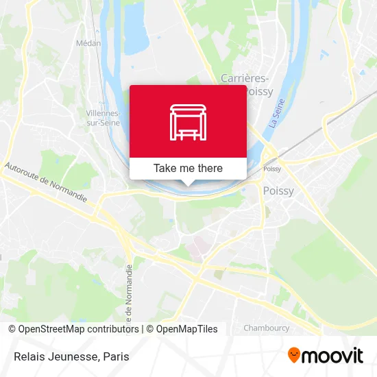 Relais Jeunesse map
