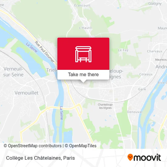 Collège Les Châtelaines map