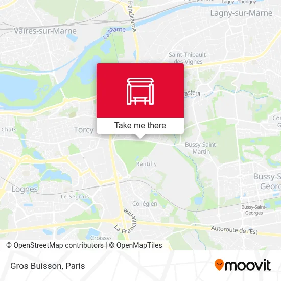 Gros Buisson map