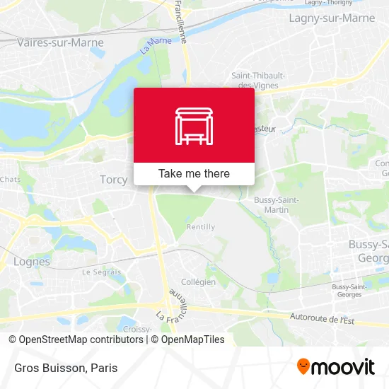 Gros Buisson map