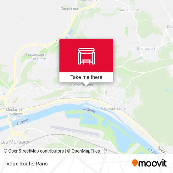 Route de Vaux map