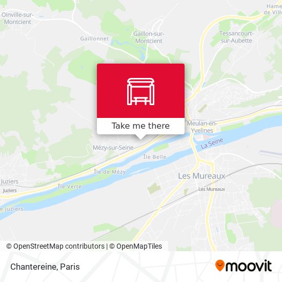 Mapa Chantereine