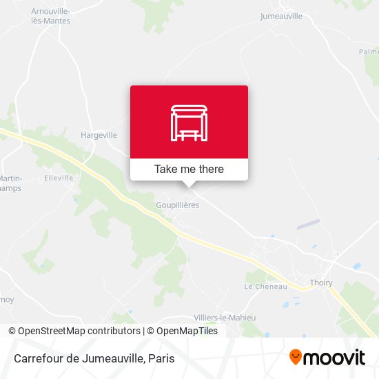 Carrefour de Jumeauville map