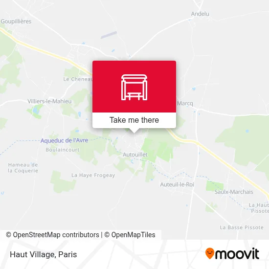 Haut Village map