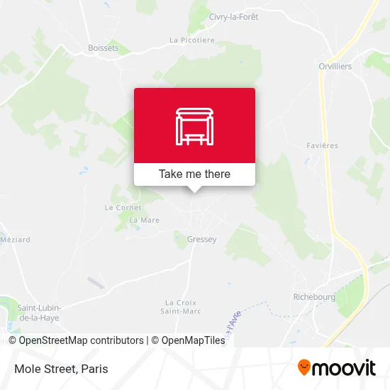 Mapa Rue du Môle