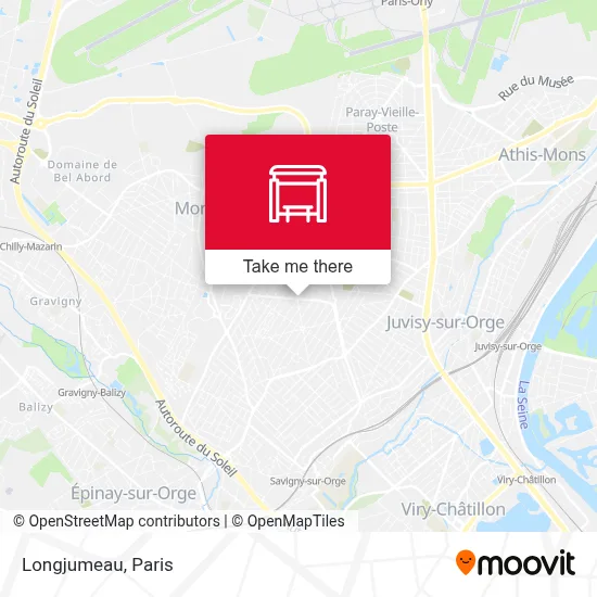 Longjumeau map