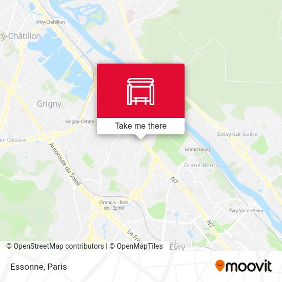 Essonne map