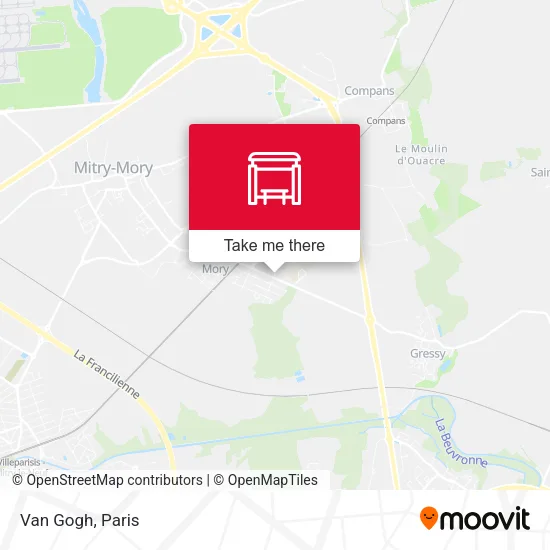 Van Gogh map