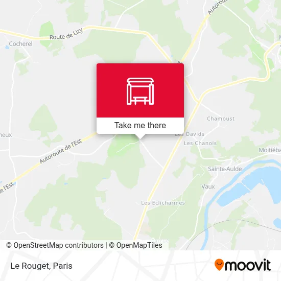 Le Rouget map