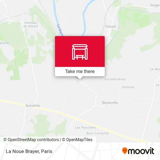 La Noue Brayer map