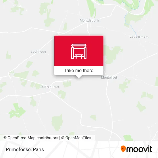 Primefosse map