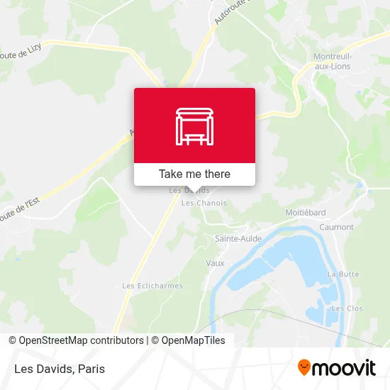 Les Davids map