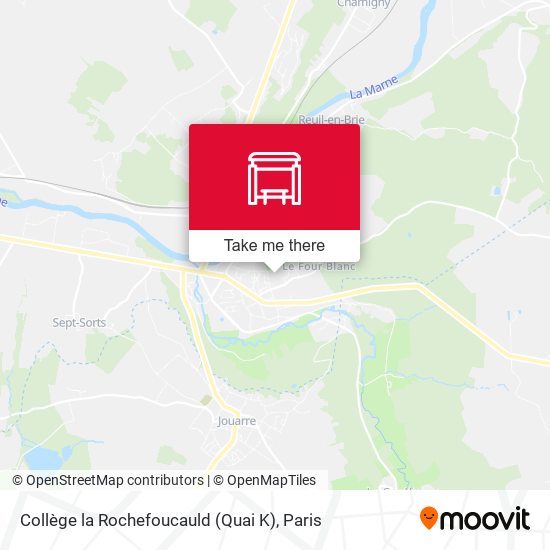 Collège la Rochefoucauld (Quai K) map