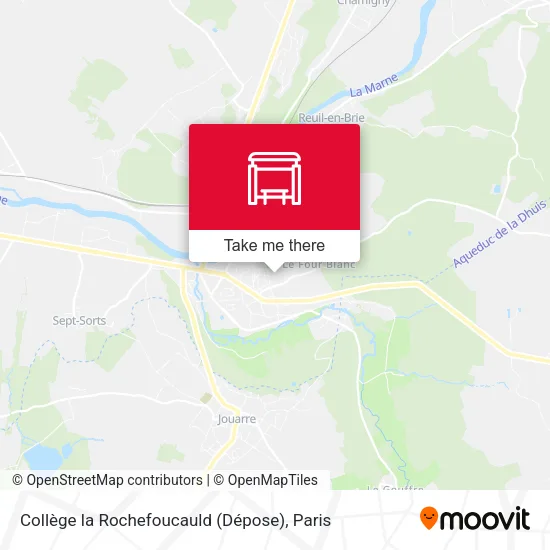 Collège la Rochefoucauld (Dépose) map