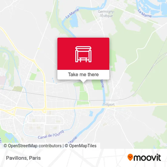 Pavillons map