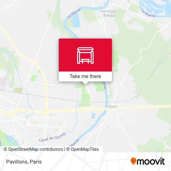 Pavillons map