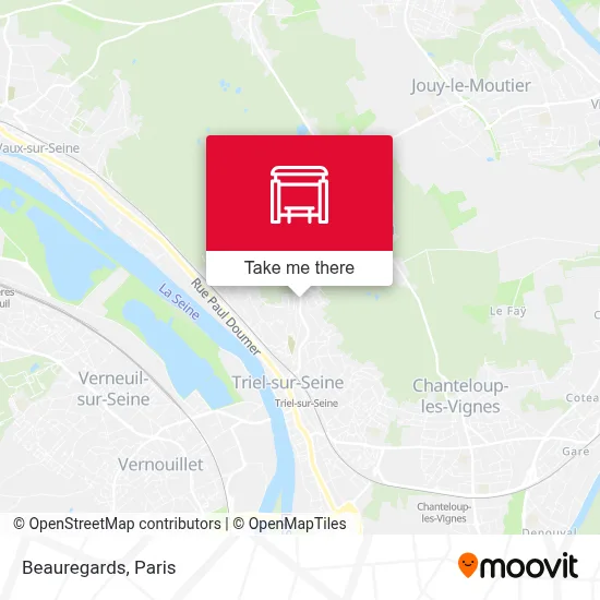 Beauregards map