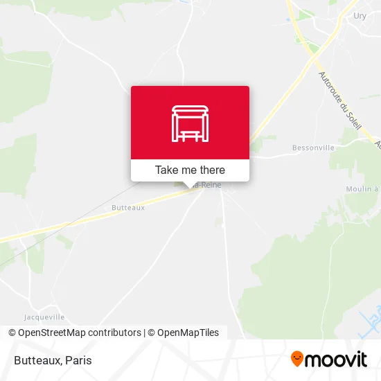 Butteaux map
