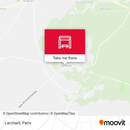 Larchant map
