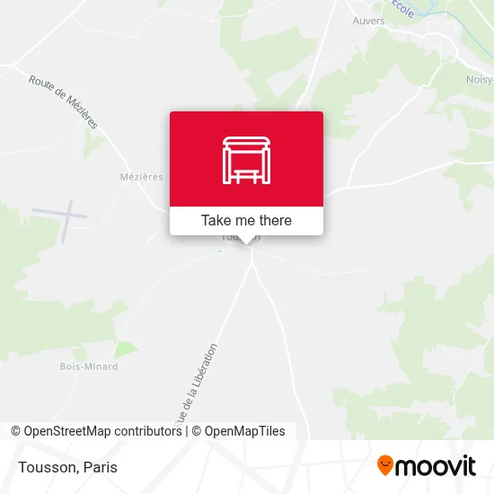 Tousson map
