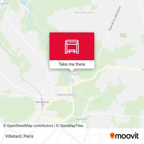 Villetard map