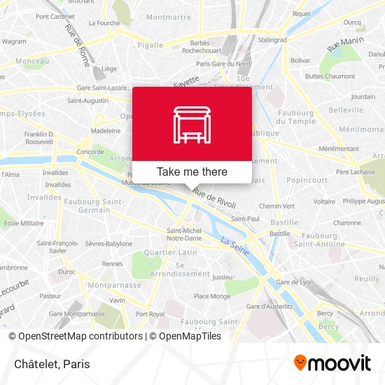 Châtelet map