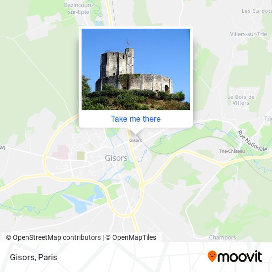 Gisors map