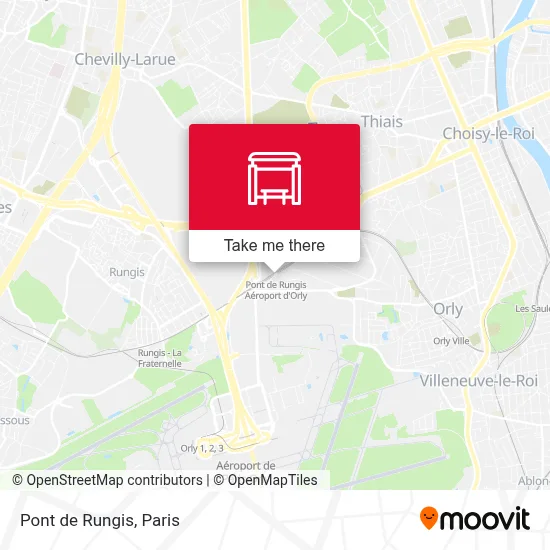 Pont de Rungis map