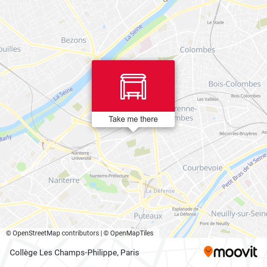 Collège Les Champs-Philippe map
