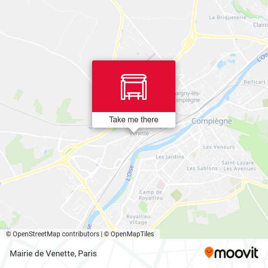 Mairie de Venette map