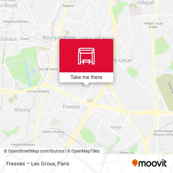 Fresnes – Les Groux map