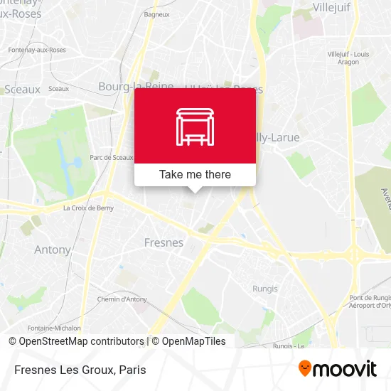 Fresnes Les Groux map